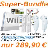 Nintendo Wii Sports Super-Bundle mit viel Zubeh�r