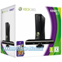 XBox 360 Slim 4 GB + Kinect Sensor + Spiel inkl. Firmware Flash