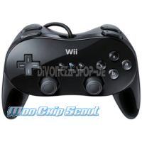 Nintendo Wii Classic Controller Pro in Schwarz - Original Nintendo - NEU + OVP