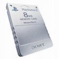 PS2 Original Sony 8 MB Memory Card silber - OEM - NEU